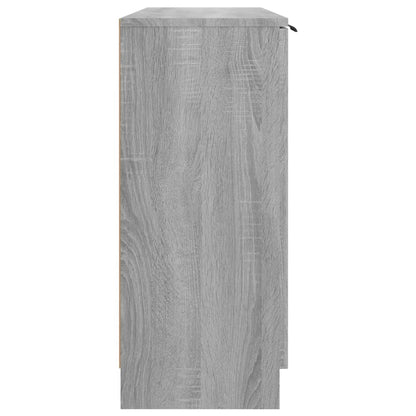 vidaXL Buffet gris Sonoma 90,5x30x70 cm Aggloméré