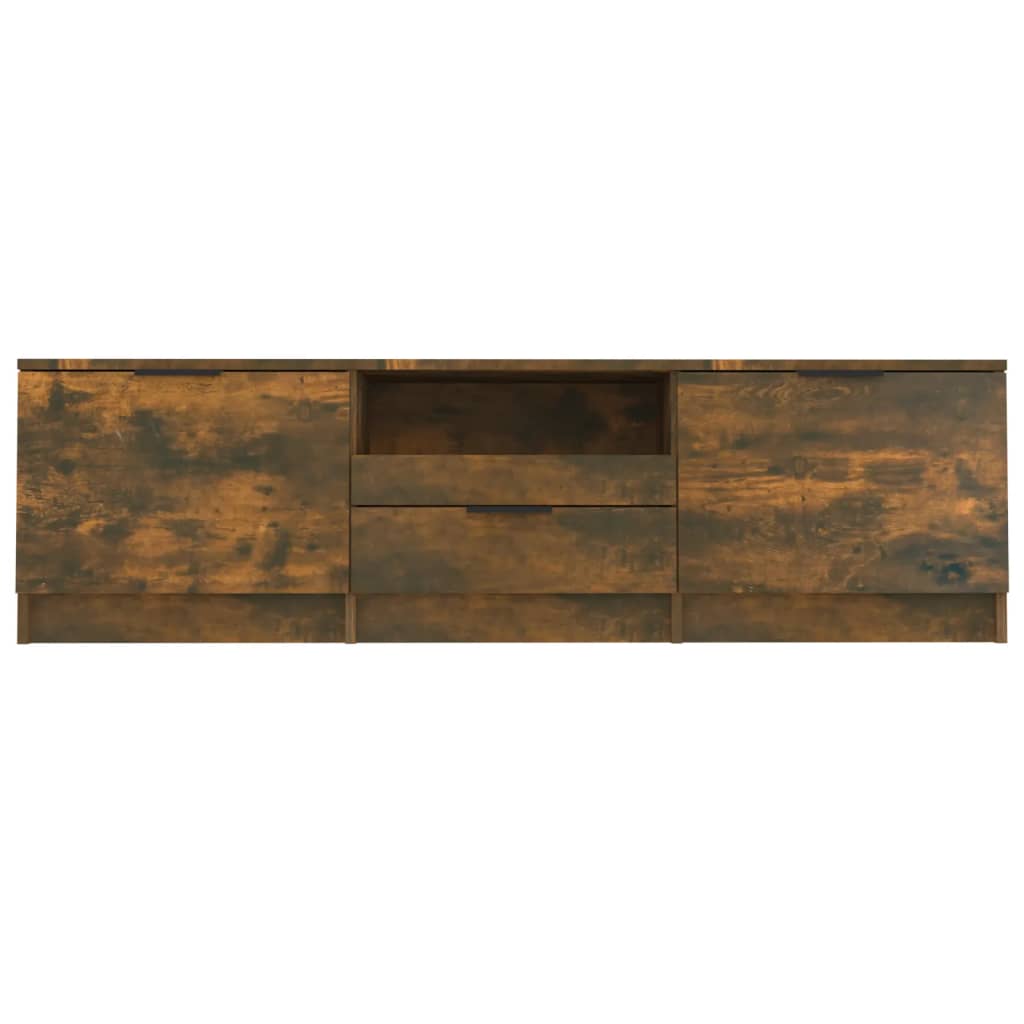 vidaXL TV-Schrank Räuchereiche 140x35x40 cm Holzwerkstoff