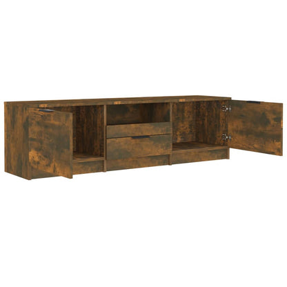 vidaXL TV-Schrank Räuchereiche 140x35x40 cm Holzwerkstoff