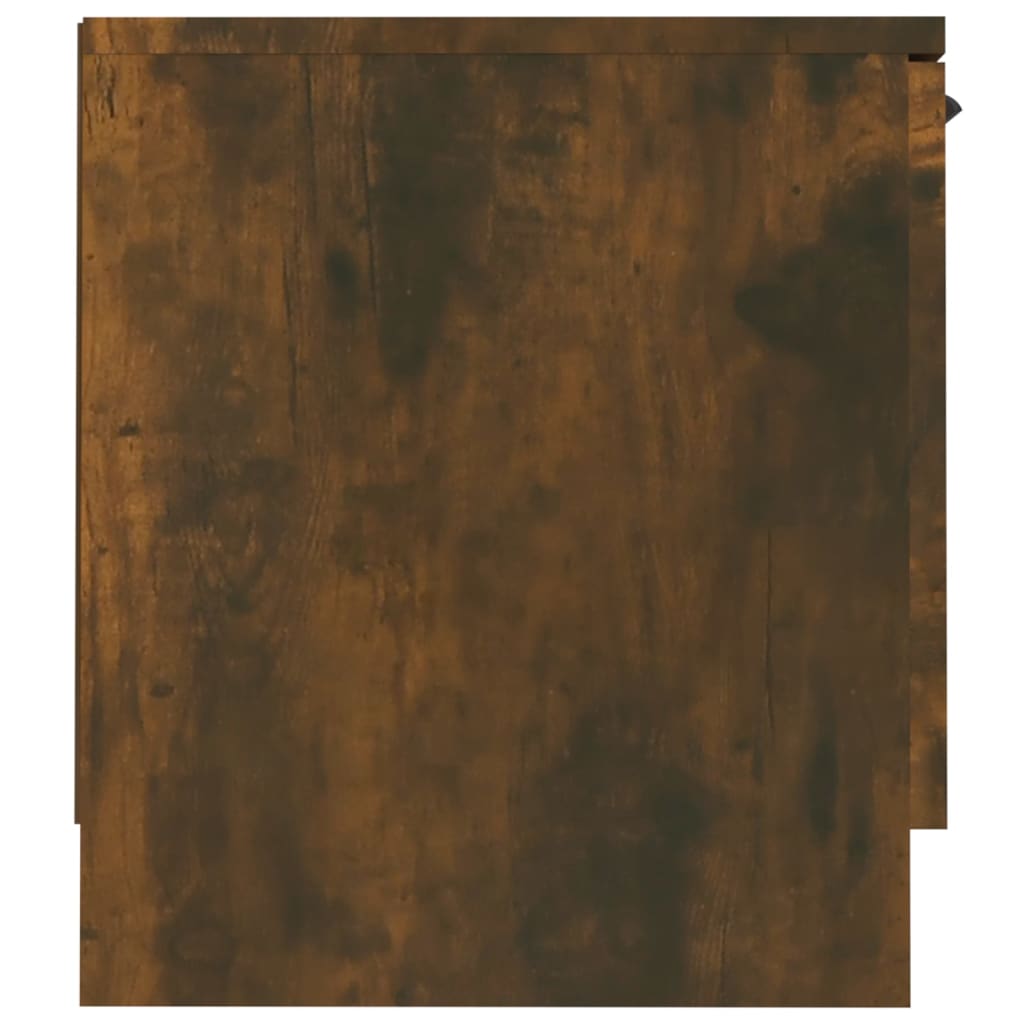 vidaXL TV-Schrank Räuchereiche 140x35x40 cm Holzwerkstoff