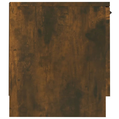 vidaXL TV-Schrank Räuchereiche 140x35x40 cm Holzwerkstoff