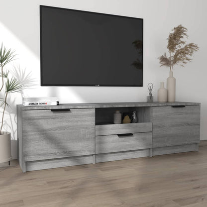 vidaXL TV-Schrank Grau Sonoma 140x35x40 cm Holzwerkstoff