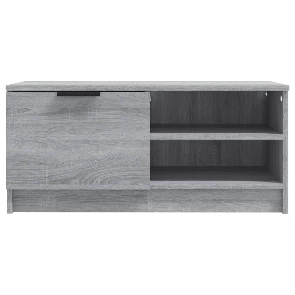 vidaXL Meubles TV 2 pcs Gris Sonoma 80x35x36,5 cm Bois d'ingénierie