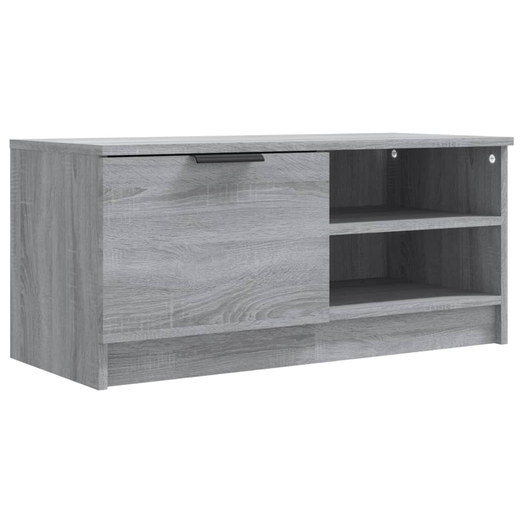 vidaXL Meubles TV 2 pcs Gris Sonoma 80x35x36,5 cm Bois d'ingénierie
