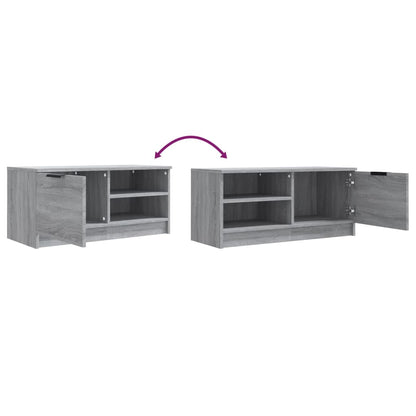 vidaXL Meubles TV 2 pcs Gris Sonoma 80x35x36,5 cm Bois d'ingénierie