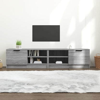 vidaXL Meubles TV 2 pcs Gris Sonoma 80x35x36,5 cm Bois d'ingénierie