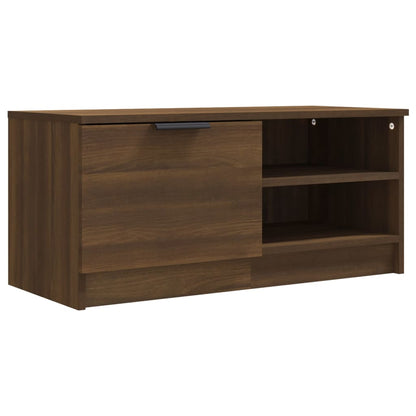 vidaXL Meuble TV marron aspect chêne 80x35x36,5 cm Aggloméré