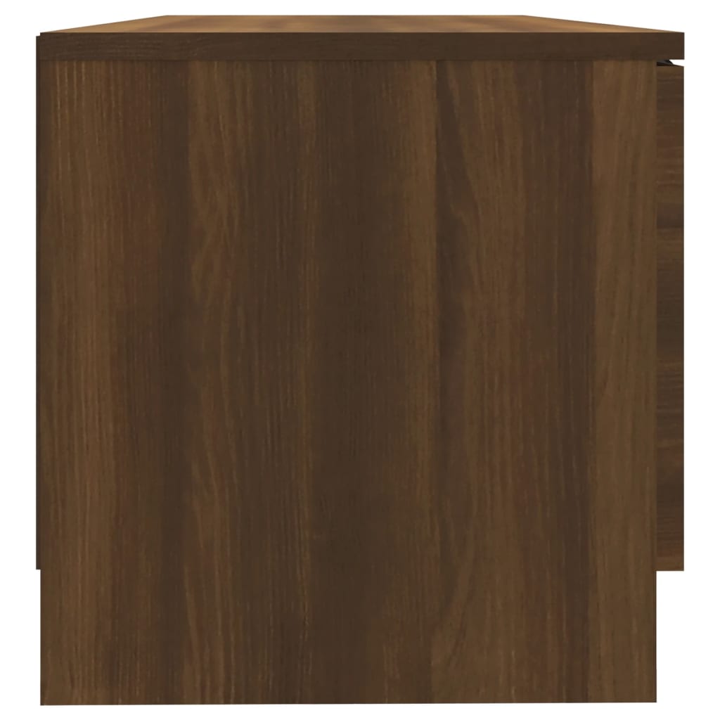 vidaXL Meubles TV 2 pcs Marron aspect chêne 80x35x36,5 cm Aggloméré