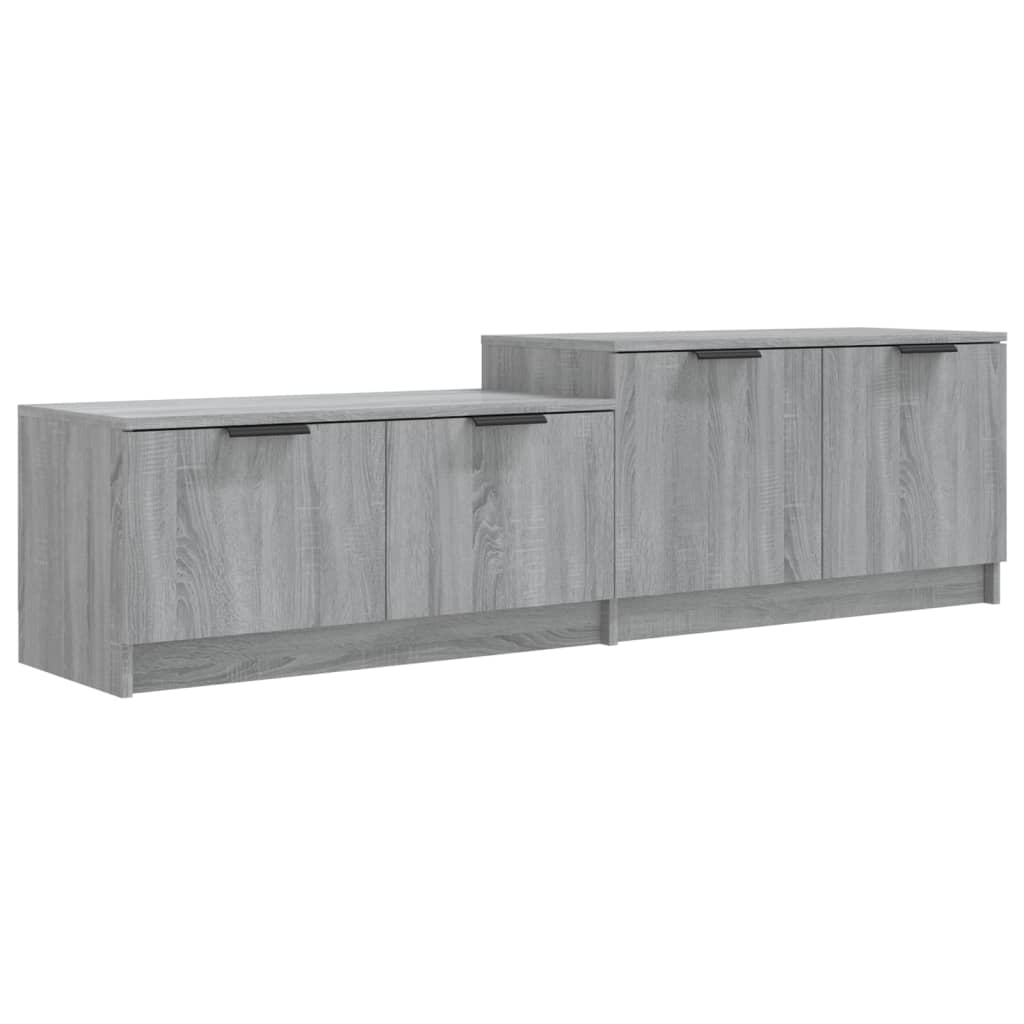 Meuble TV vidaXL gris Sonoma 158,5x36x45 cm en bois d'ingénierie