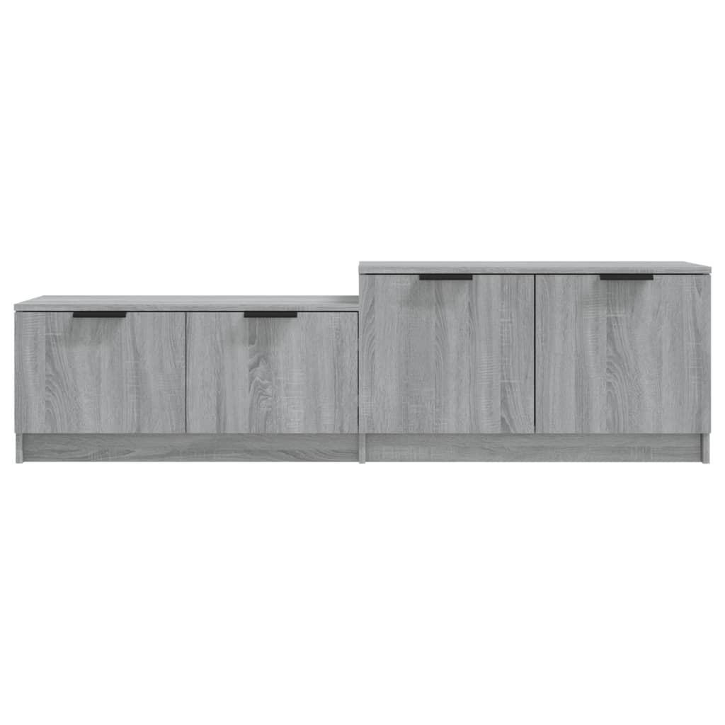 Meuble TV vidaXL gris Sonoma 158,5x36x45 cm en bois d'ingénierie