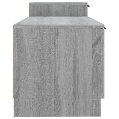 Meuble TV vidaXL gris Sonoma 158,5x36x45 cm en bois d'ingénierie