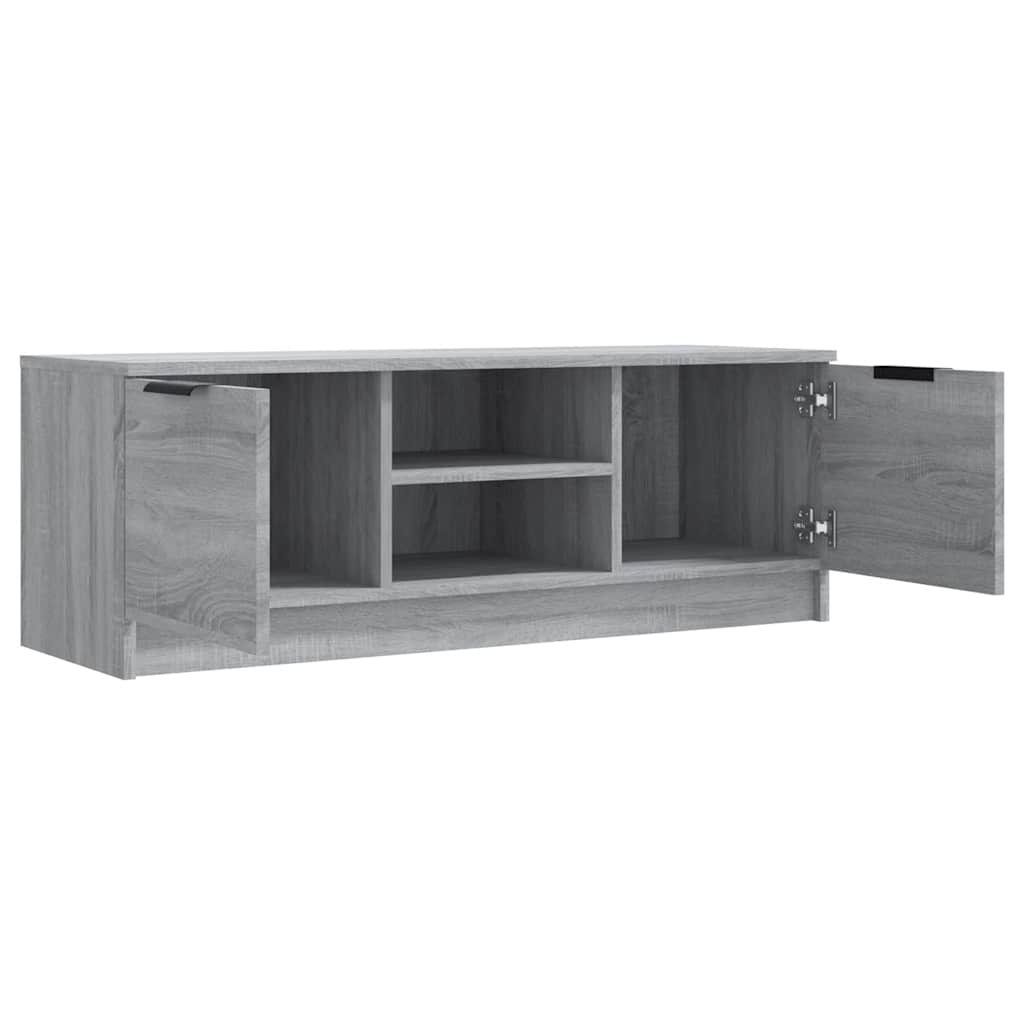 vidaXL Meuble TV gris Sonoma 102x35x36,5 cm Aggloméré