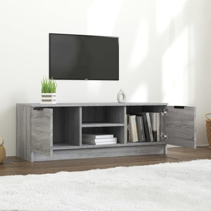 vidaXL Meuble TV gris Sonoma 102x35x36,5 cm Aggloméré