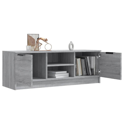 vidaXL Meuble TV gris Sonoma 102x35x36,5 cm Aggloméré