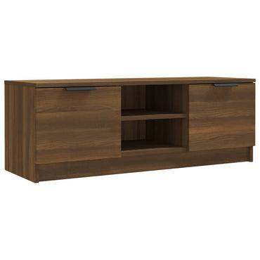 Meuble TV vidaXL Chêne marron 102x35x36,5 cm Aggloméré