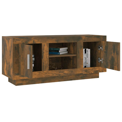 vidaXL TV-Schrank Räuchereiche 102x35x45 cm Holzwerkstoff