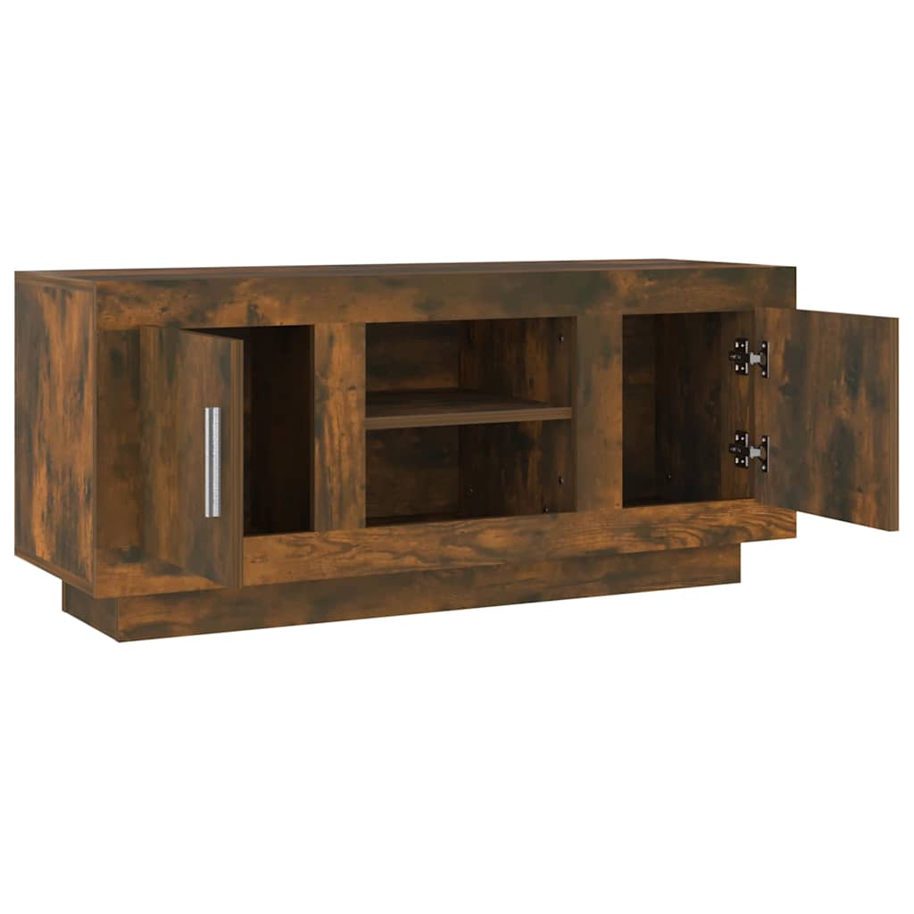 vidaXL TV-Schrank Räuchereiche 102x35x45 cm Holzwerkstoff