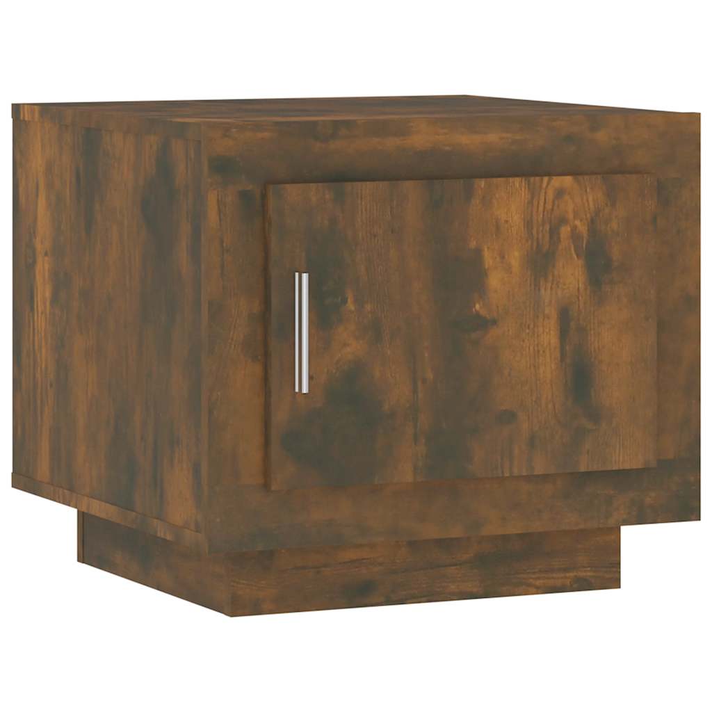 vidaXL Couchtisch Räuchereiche 51x50x45 cm Holzwerkstoff
