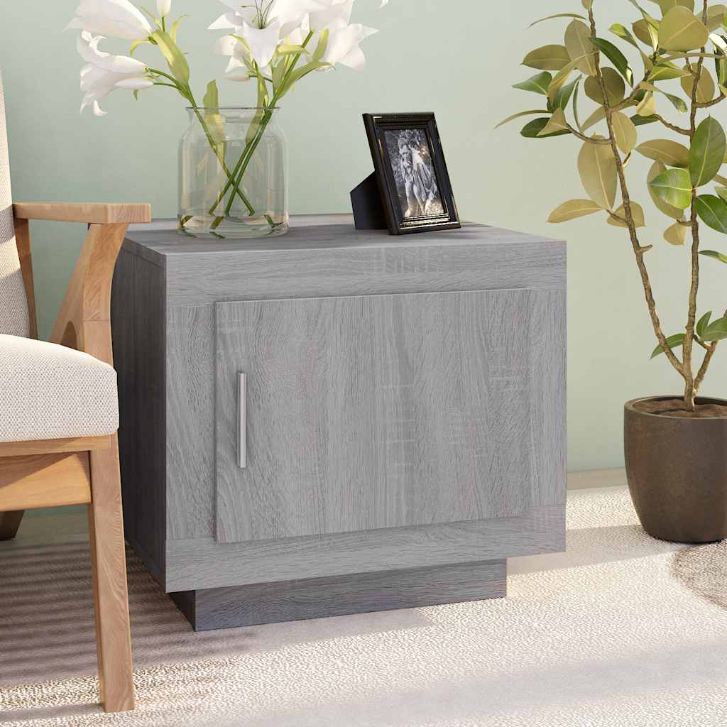 vidaXL Couchtisch Grau Sonoma 51x50x45 cm Holzwerkstoff