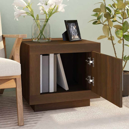 Couchtisch Braun Eichen-Optik 51x50x45 cm Holzwerkstoff