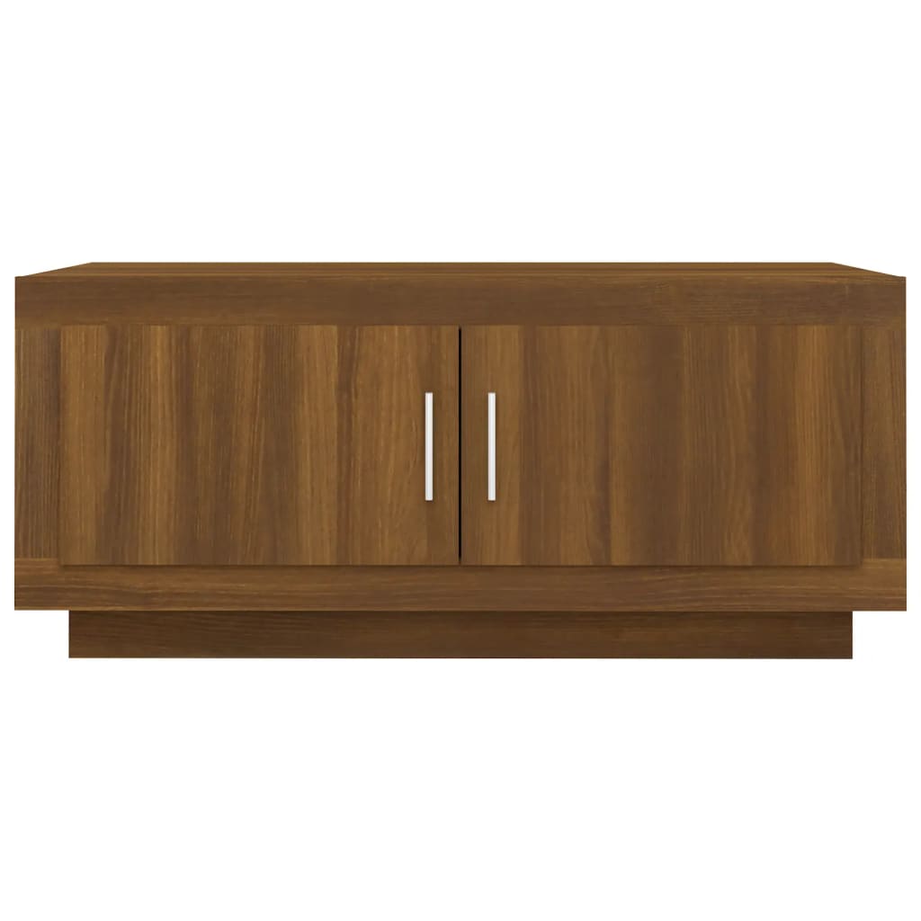 vidaXL Couchtisch Braun Eichen-Optik 102x50x45 cm Holzwerkstoff
