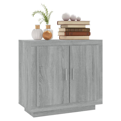 vidaXL Commode grise Sonoma 80x40x75 cm Aggloméré