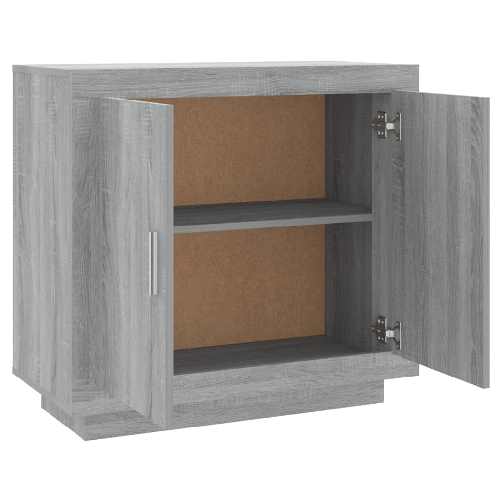 vidaXL Commode grise Sonoma 80x40x75 cm Aggloméré