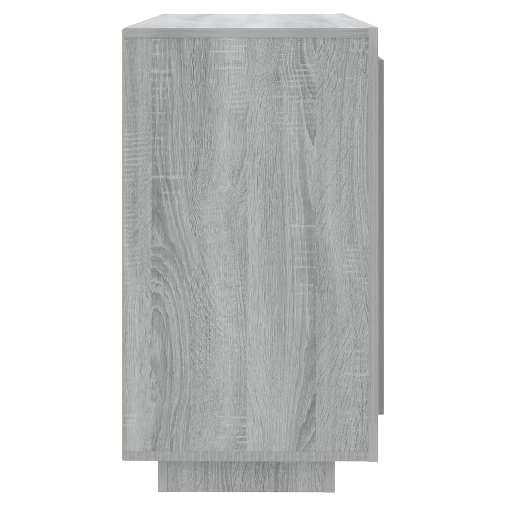 vidaXL Commode grise Sonoma 80x40x75 cm Aggloméré