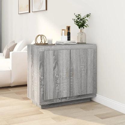 vidaXL Commode grise Sonoma 80x40x75 cm Aggloméré