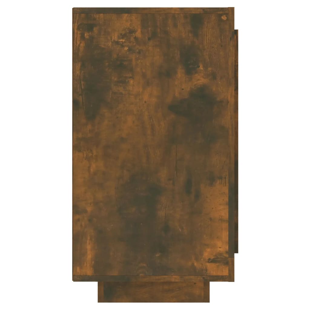 vidaXL Commode Chêne fumé 80x40x75 cm