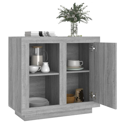 vidaXL Buffet gris Sonoma 80x40x75 cm