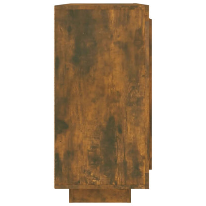 vidaXL Buffet chêne fumé 92x35x75 cm Bois d'ingénierie