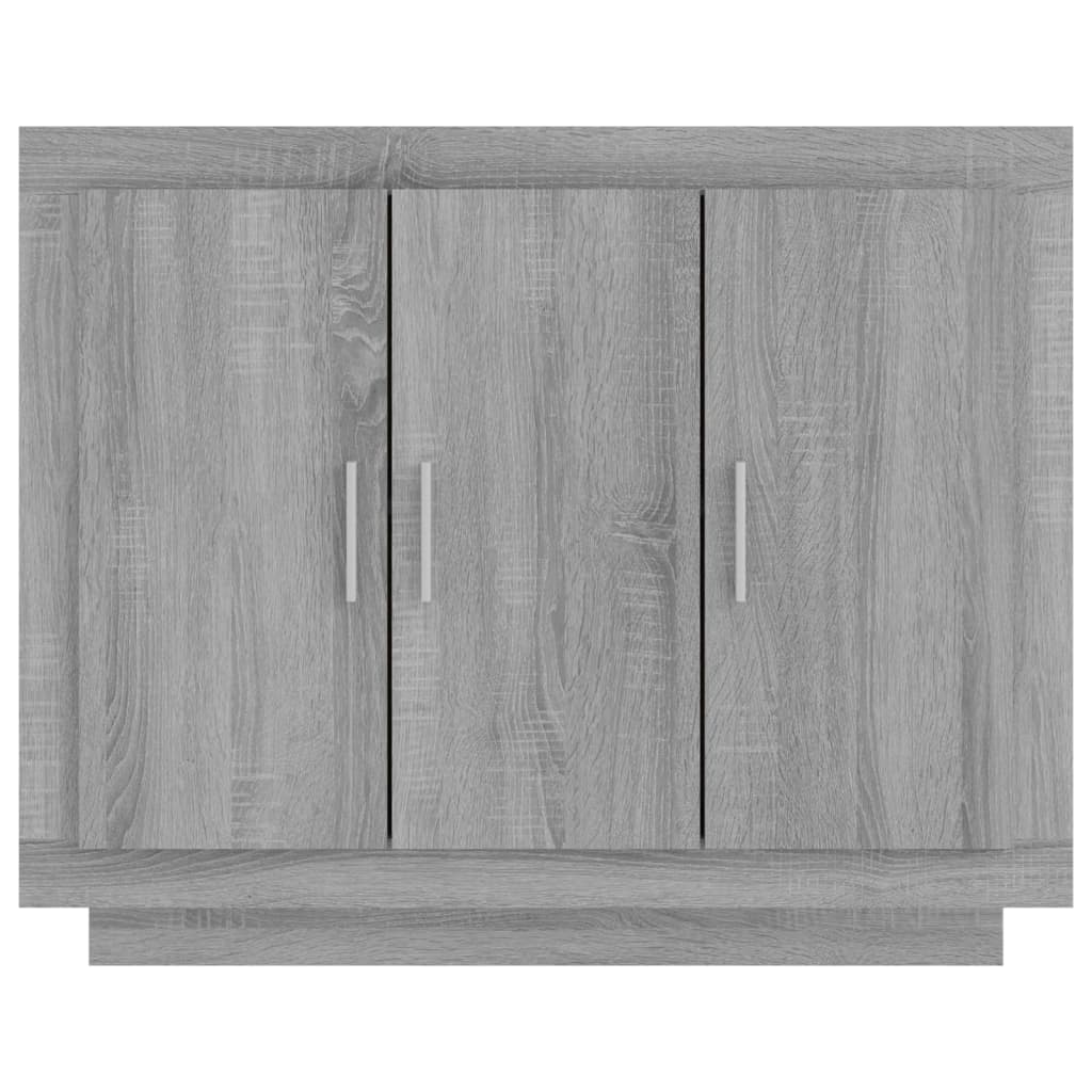 vidaXL Sideboard Grau Sonoma 92x35x75 cm Holzwerkstoff
