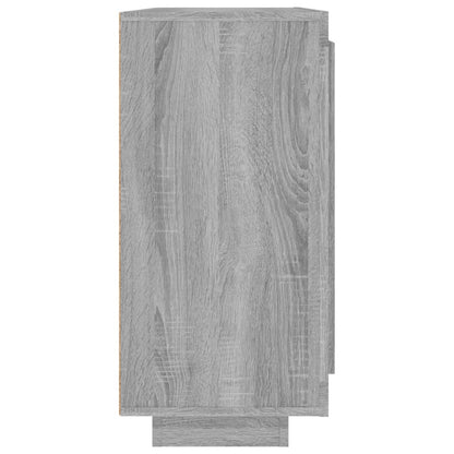 vidaXL Sideboard Grau Sonoma 92x35x75 cm Holzwerkstoff