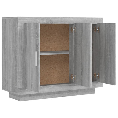 vidaXL Sideboard Grau Sonoma 92x35x75 cm Holzwerkstoff