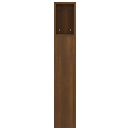vidaXL Kopfteil mit Ablagen Braun Eichen-Optik 140x18,5x104,5 cm