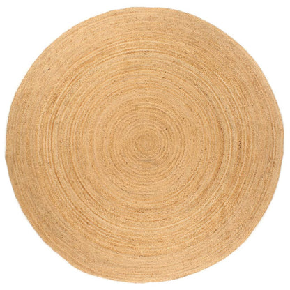 vidaXL Tapis en jute tressé rond 210 cm