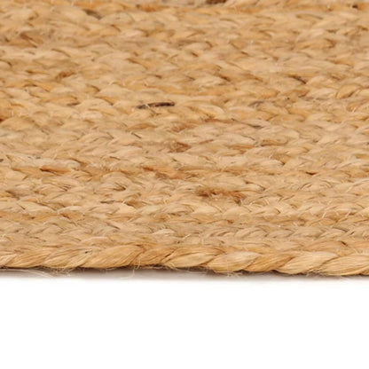 vidaXL Tapis en jute tressé rond 210 cm