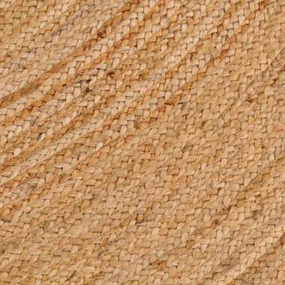 vidaXL Tapis en jute tressé 240 cm rond