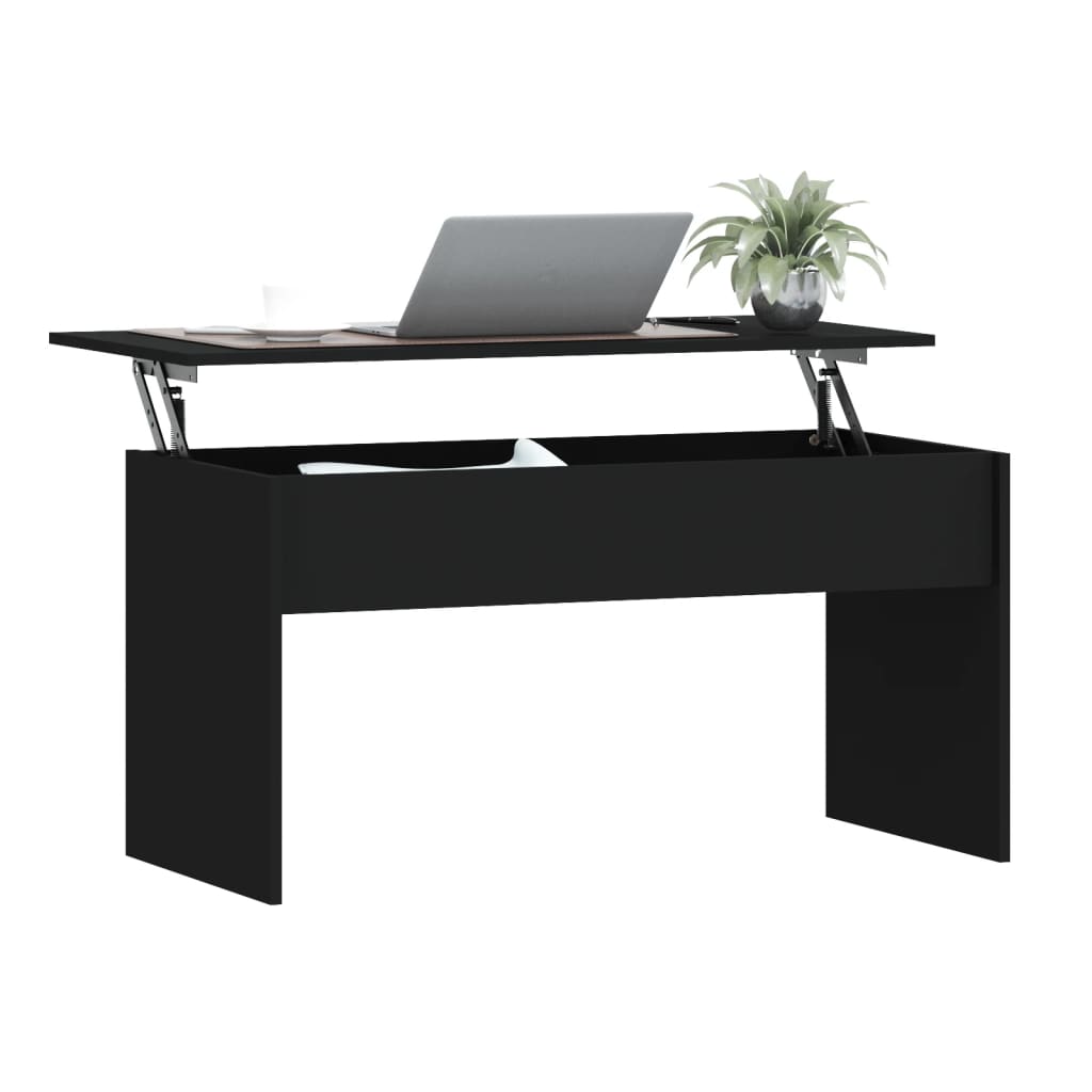vidaXL Couchtisch Schwarz 102x50,5x52,5 cm Holzwerkstoff