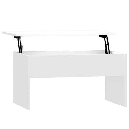 vidaXL Couchtisch Hochglanz-Weiß 80x50,5x41,5 cm Holzwerkstoff