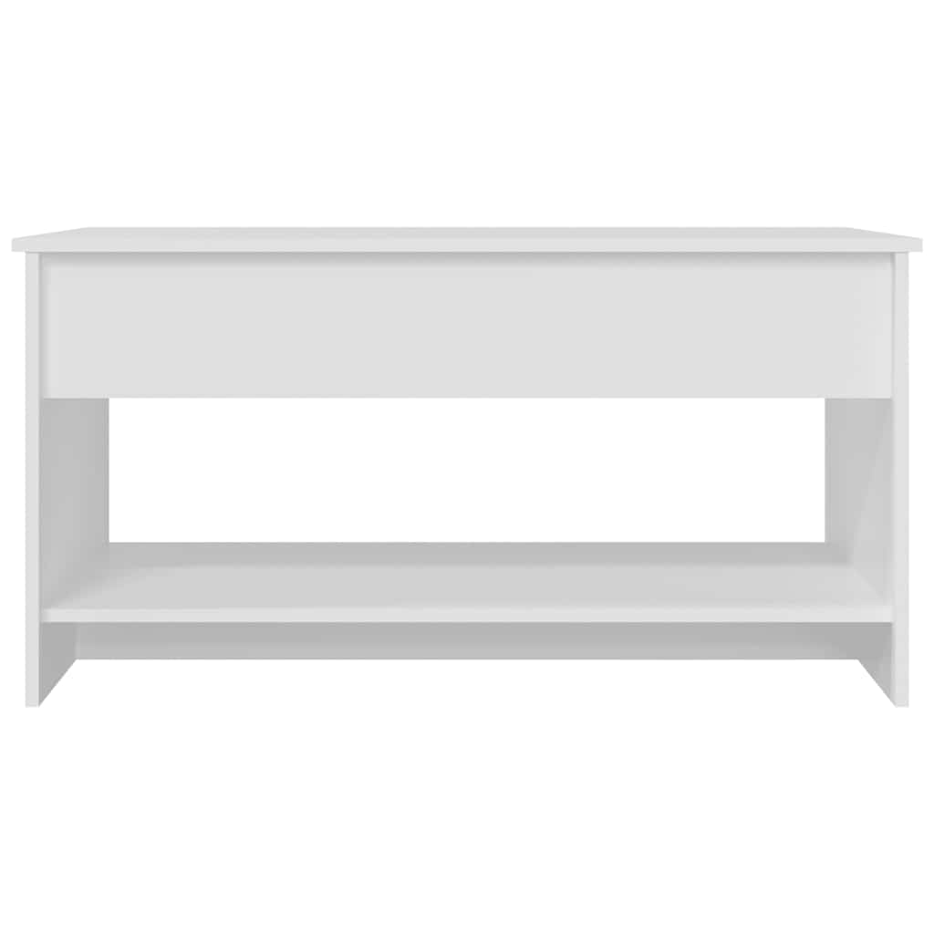 vidaXL Couchtisch Weiß 102x50x52,5 cm Holzwerkstoff
