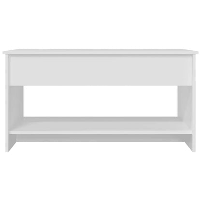 vidaXL Couchtisch Weiß 102x50x52,5 cm Holzwerkstoff