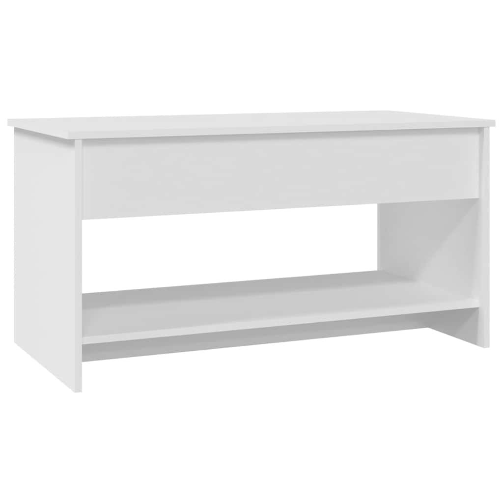 vidaXL Couchtisch Weiß 102x50x52,5 cm Holzwerkstoff