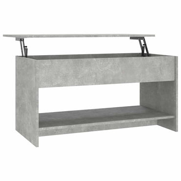 vidaXL Couchtisch Betongrau 102x50x52,5 cm Holzwerkstoff