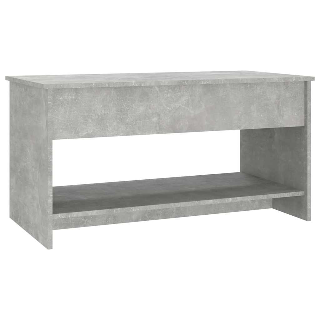 vidaXL Couchtisch Betongrau 102x50x52,5 cm Holzwerkstoff
