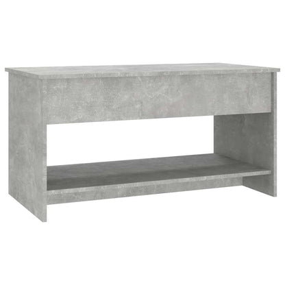 vidaXL Couchtisch Betongrau 102x50x52,5 cm Holzwerkstoff