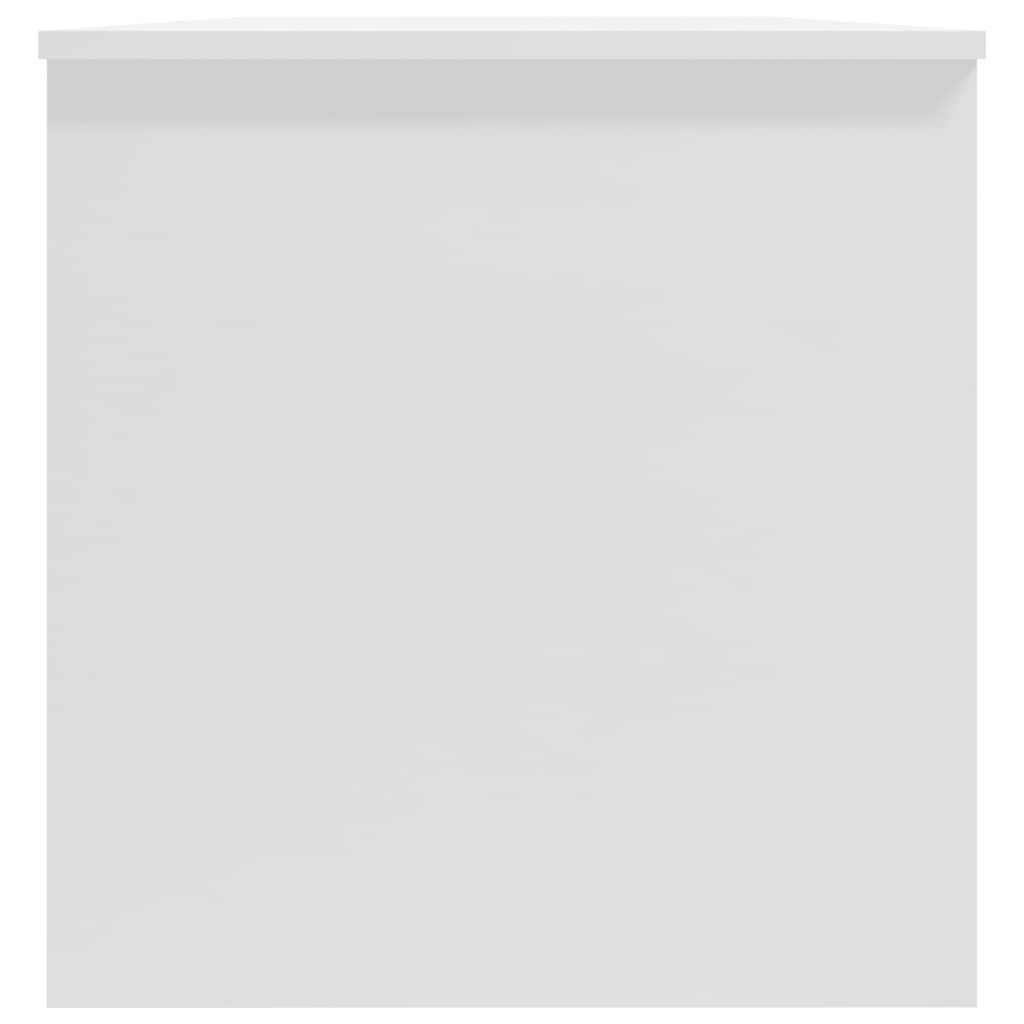 vidaXL Couchtisch Hochglanz-Weiß 102x50x52,5 cm Holzwerkstoff