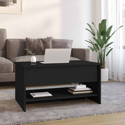 vidaXL Couchtisch Schwarz 80x50x40 cm Holzwerkstoff