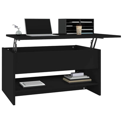 vidaXL Couchtisch Schwarz 80x50x40 cm Holzwerkstoff